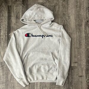 Silver Gray Champion Hoodie